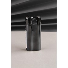 Silvio Monetti Çift Yanışlı Mavi Pürmüz ve Normal Alevli Çakmak - Jet Alevli Rüzgarda Sönmez SM177PSYH0001