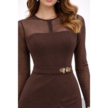 Chilia Chılıa Önü Yırtmaçlı Elbise 81289