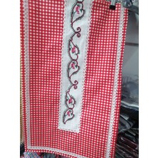 Ayzen Home Ayzen Ceyız El Işi Kanavıçe Detaylı Pitikare Runner