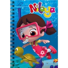 Keskin Color Niloya 80 Yaprak Çizgili A6 Not Defteri Spiralli Orjinal - 3 Adet