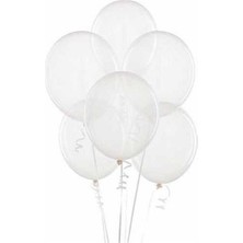 Partici Şeffaf Balon 10'lu