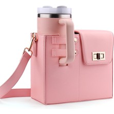 Stanley Deri Su Şişesi ve Termos Kahve Bardağı Çantası Su Bardağı Tutucu Çok Amaçlı Taşıma Çantası