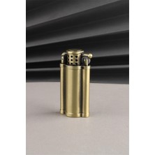 Silvio Monetti Kapaklı Jet Mavi Pürmüz Alevli Metal Gazlı Çakmak SM145T0003