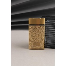 Silvio Monetti Manyetolu Özel Işlemeli Kabartmalı Metal Kapaklı Gazlı Çakmak SM159M0002