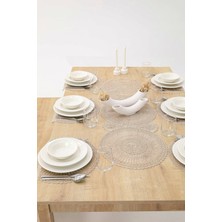 PremiumPort 6 Kişilik Amerikan Servis, Supla ve Runner Seti, Şık ve Kullanışlı Tasarım