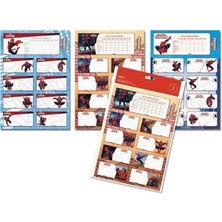 Keskin Color Spider Man Okul Etiketi 3 Sayfa 24 Etiket - 2 Adet