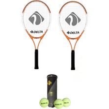 Feyza Design Çocuklar Için 23 Inç Tenis Raketi ve Top Seti, Çanta Hediye