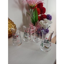 Hureggo Vintage Yeni Rakı Yeni Seri Bardak 4'lü Set