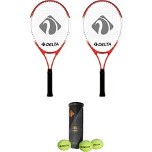 Feyza Design Çocuklar Için 21 Inç Tenis Raketleri, Çanta ve Maç Topu Seti