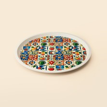 Evidea Kitchen Colorful Toya Küçük Tepsi - Renkli - 31 cm