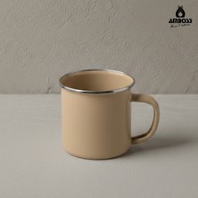 Amboss Crispella Emaye Kupa Bardak – Kahverengi