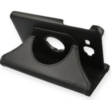 Olmira  Samsung Galaxy T280 Tab A 7 Kılıf 360 Tablet Deri Kılıf - Siyah 587455