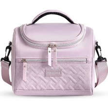 Ecrou Büyük Isı Yalıtımlı Yıkanabilir Omuz Askılı Piknik, Öğle Yemeği Çantası Pudra