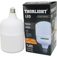 Nuveden Thorlıght 50W E27 Torch T-Shape Beyaz LED Ampul T-50B (4881) NVDN-RSGO34