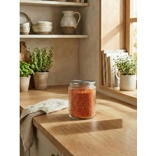 Leelahome Metal Vakum Kapaklı Cam Saklama Kabı 1000 ml