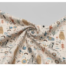 Podyum Baskı Su Geçirmez Heşema Şort Kumaşı Çocukdesenli 140X100 cm