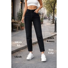 Cedy Denim Kadın Yüksek Bel Soho Boyfriend Jean C599
