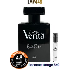 La Mia Verita Baccarat Rouge 540 Parfüm Unisex Oryantal Çiçeksi Amberwood Safran LMV445 Kalıcı Delux Edp 50 ml
