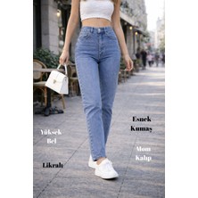 CEDY DENIM Kadın Yüksek Bel Soho Boyfriend Jean C599