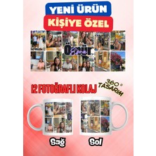 Edi Creative Kişiye Özel 12 Fotoğraflı Tasarım Baskılı Kupa