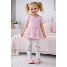 Gigi Giyim Tavşan Desenli Kız Çocuk Külotlu Çorap