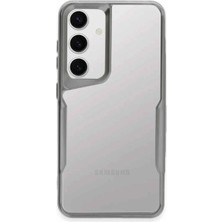 Olmira  Samsung Galaxy A24 4g Kılıf Boyi Silikon Kapak - Gümüş 587455