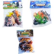 Samatlı Oyuncak Çiftlik Hayvanları-Deniz Hayvanları ve Vahşi Hayvanlar Seti