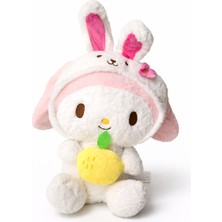 Selay Oyuncak Ecrou Tavşan Şapkalı Peluş 45 cm