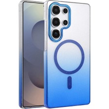 Olmira  Samsung Galaxy S24 Ultra Glossy Magsafe Kapak - Mavi 587455