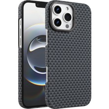 Olmira    16 Pro Max Vega Magsafe Kapak - Gri 587455