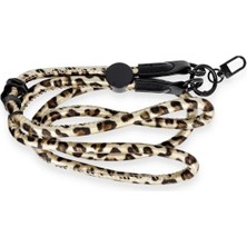Olmira  Jı Leopar Desenli Boyun Askısı - Gold 587455