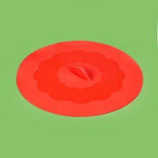 Silicolife Büyük Boy Vantuz Kapak - Kırmızı - 29 cm