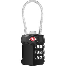 Hobimtek Ht-32 Kırılmaz Şifreli Asma Kilit 3 Haneli Paslanmaz Esnek Kilit Valiz Çanta Kilidi Spor Salonu Çelik Dolap Kilidi Tsa Onaylı