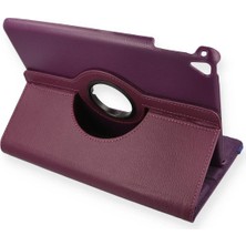 Olmira  iPad 9.7 (2018) Kılıf 360 Tablet Deri Kılıf - Mürdüm 587455