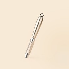 Arow Metal Saplı Oyacak Soyacak - Gri - 18 cm
