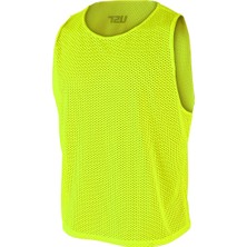 Feyza Design Nefes Alabilen Büyük Boy Sarı Fileli Antrenman Yeleği