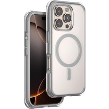 Flamex Onegif Apple iPhone 16 Pro Max Hulk Magsafe Kapak - Titan Gri