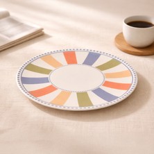 Evidea Kitchen Colourful Servis Tabağı - Renkli - 25 cm