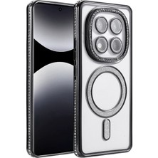 Olmira   Redmi Note 14 Pro 4g Joke Simli Magneticsafe Kılıf - Siyah 587455