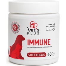 Vet's Plus Immune Çiğnenebilir Tablet 60'lı (Kedi ve Köpekler için Immune Bağışıklığı Destekleyici)