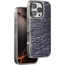 Flamex Venco iPhone 16 Pro Max Wave Kapak - Derin Mor