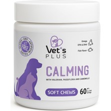 Vet's Plus Calming Çiğnenebilir Tablet 60'lı (Kedi ve Köpekler için Sakinleştirici)