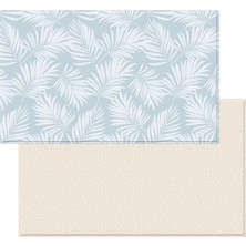 Dwinguler Playmat Summer Palm & Sand - Çift Taraflı Premium Oyun Matı Oyun Halısı 210CMX140CMX1, 3CM