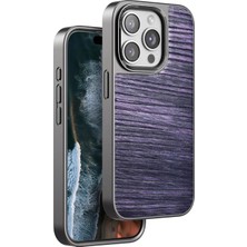 Flamex Venco iPhone 15 Pro Max Wave Kapak - Derin Mor