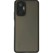 Olmira   Redmi Note 10 Pro Kılıf Montreal Silikon Kapak - Siyah 587455