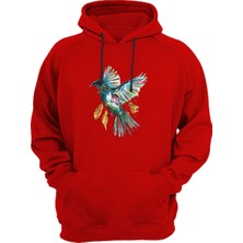 Widi Pastel Colour Bird Baskılı Sweat-Shirt