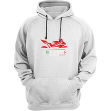 Widi Red Racing Motor Baskılı Sweat-Shirt