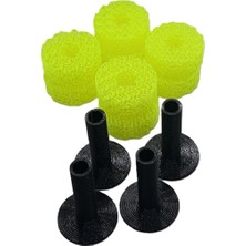 Mottopi Uzun Zil Yatağı ve Tpu Zil Keçesi Neon Sarı-Yarı Sert