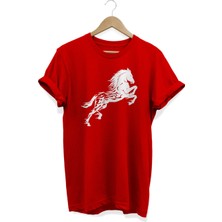 Widi At Baskılı T-Shirt