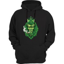 Widi Aslan Baskılı Siyah Sweatshirt